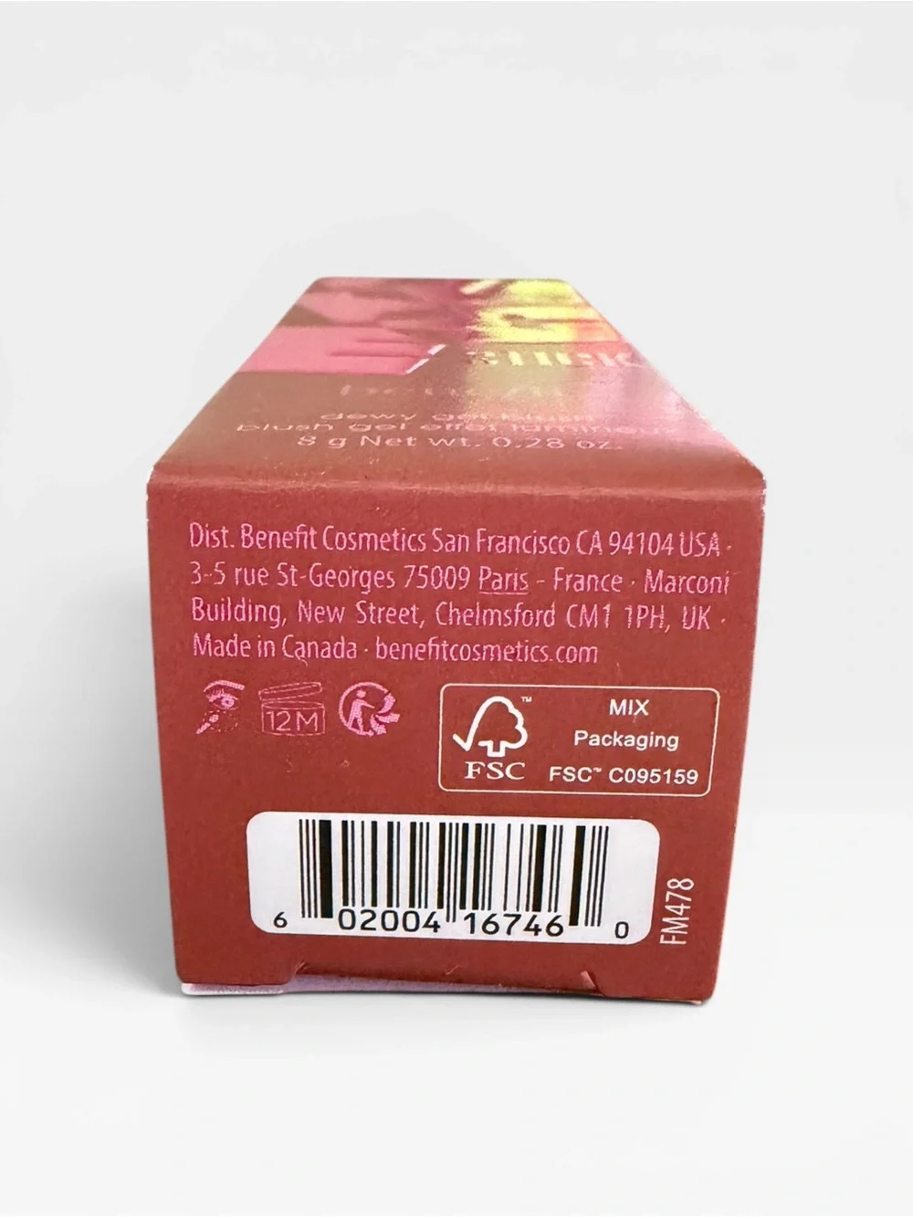 Benefit Dewy Gel Blush Stick FOXXY 8g NWT